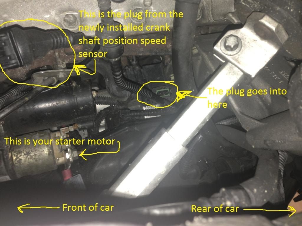 How do you find the crank sensor on your car?